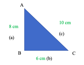 Exemple pour mise en application du théorème de Pythagore 